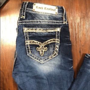 Rock Revival 30x31 July Mid Rise Curvy Boot Jean